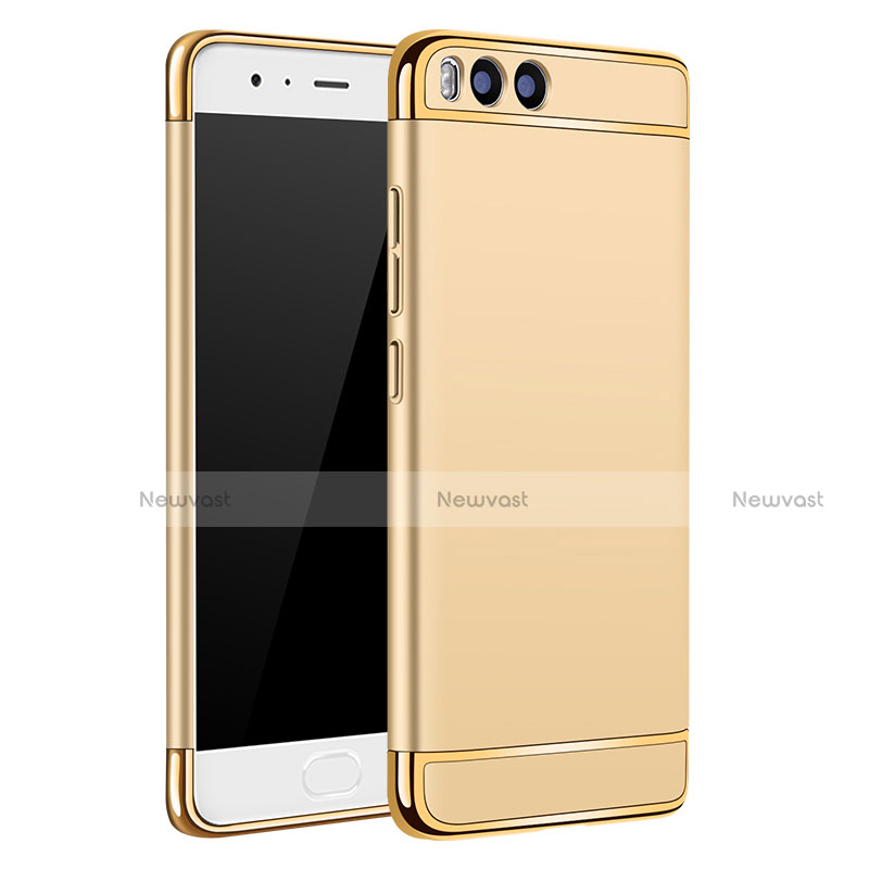 Luxury Metal Frame and Plastic Back Cover for Xiaomi Mi 6 Gold