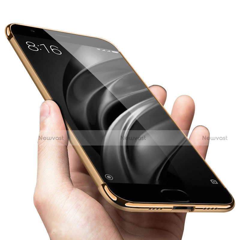 Luxury Metal Frame and Plastic Back Cover for Xiaomi Mi 6 Gold