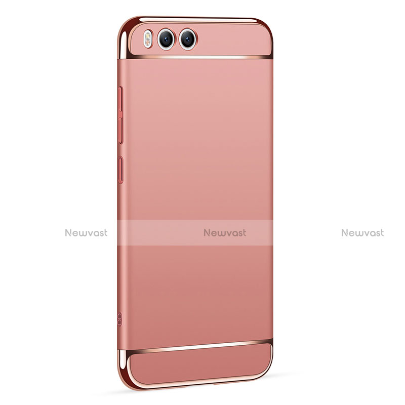 Luxury Metal Frame and Plastic Back Cover for Xiaomi Mi 6 Rose Gold