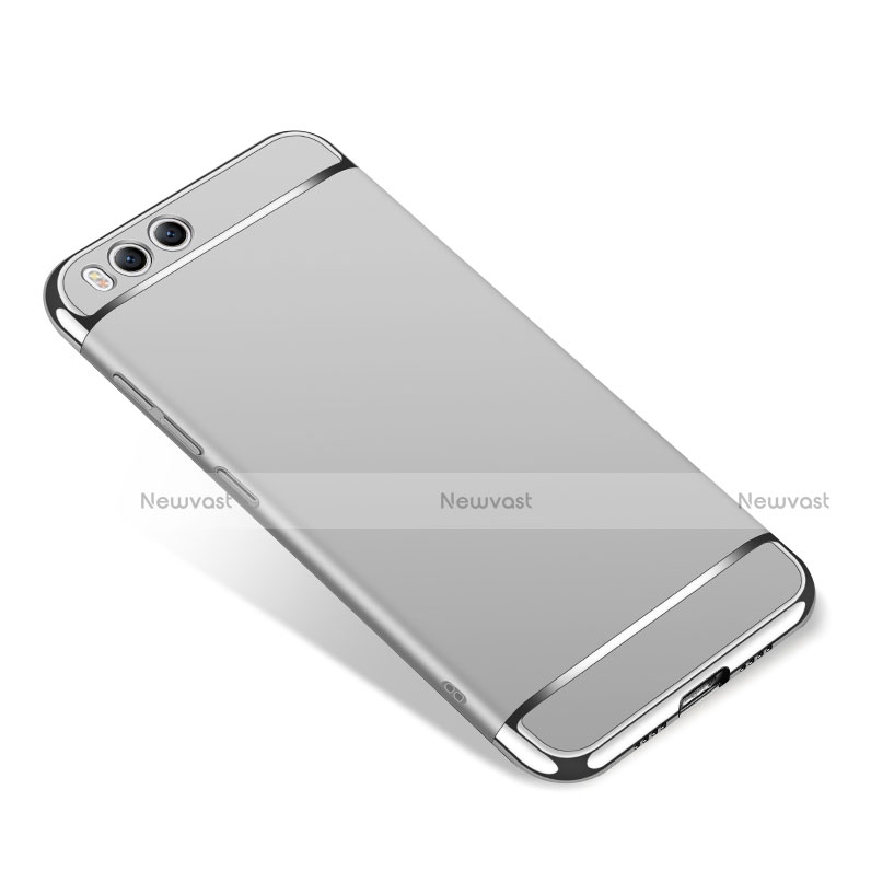 Luxury Metal Frame and Plastic Back Cover for Xiaomi Mi 6 Silver