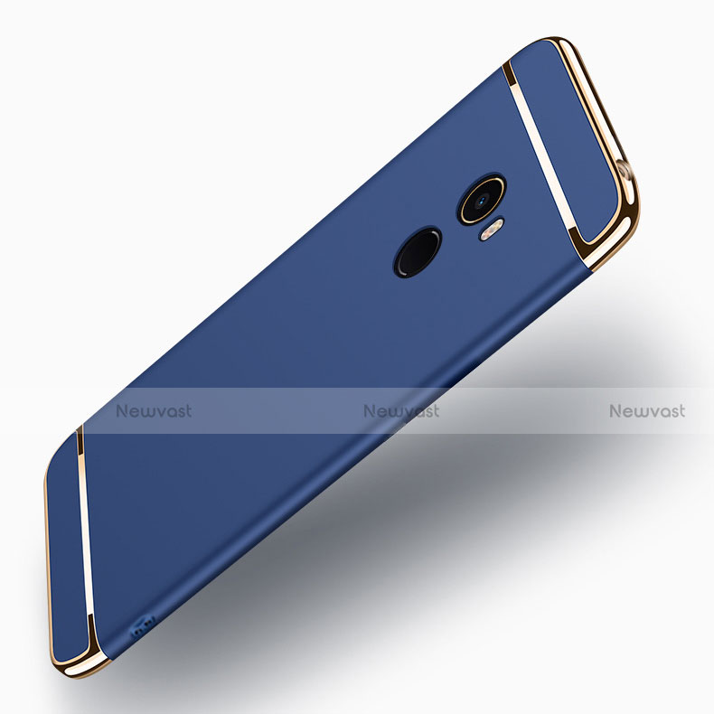 Luxury Metal Frame and Plastic Back Cover for Xiaomi Mi Mix 2 Blue