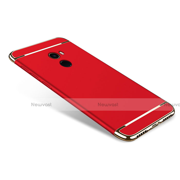 Luxury Metal Frame and Plastic Back Cover for Xiaomi Mi Mix Evo Red