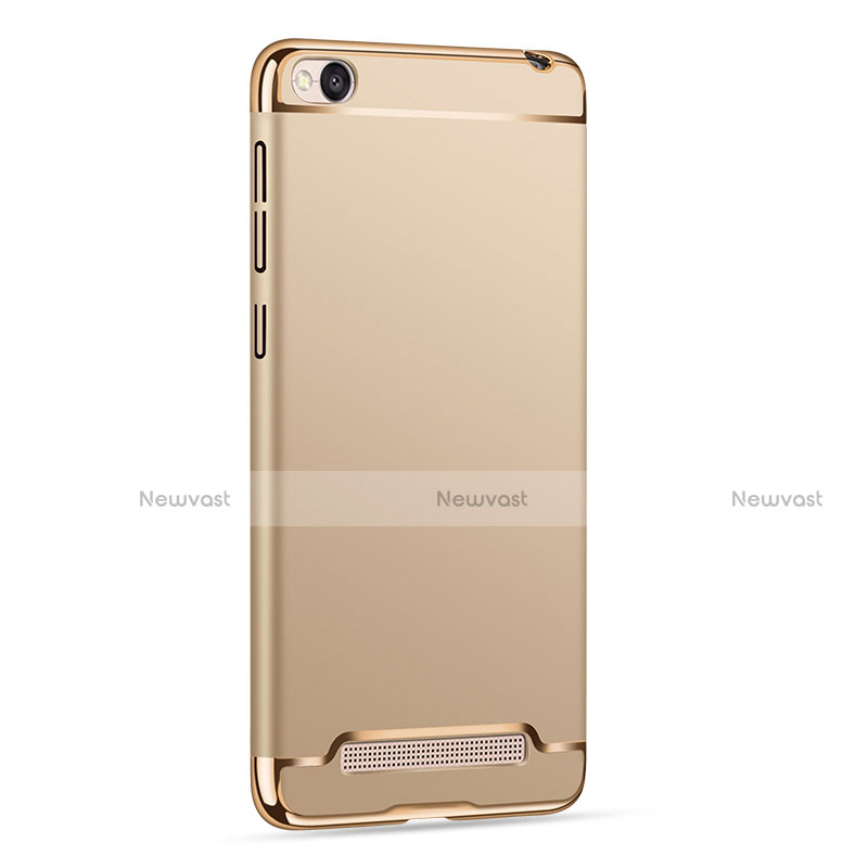 Luxury Metal Frame and Plastic Back Cover for Xiaomi Redmi 4A Gold