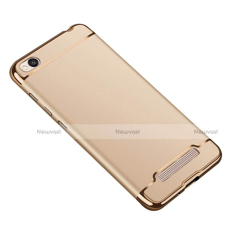 Luxury Metal Frame and Plastic Back Cover for Xiaomi Redmi 5A Rose Gold