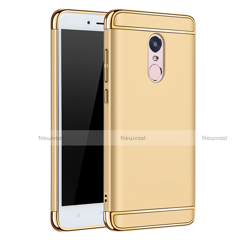 Luxury Metal Frame and Plastic Back Cover for Xiaomi Redmi Note 4 Standard Edition Gold