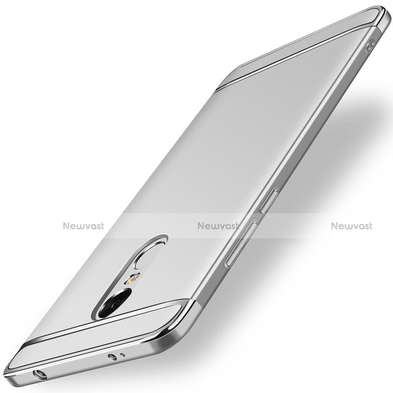 Luxury Metal Frame and Plastic Back Cover for Xiaomi Redmi Note 4X Silver