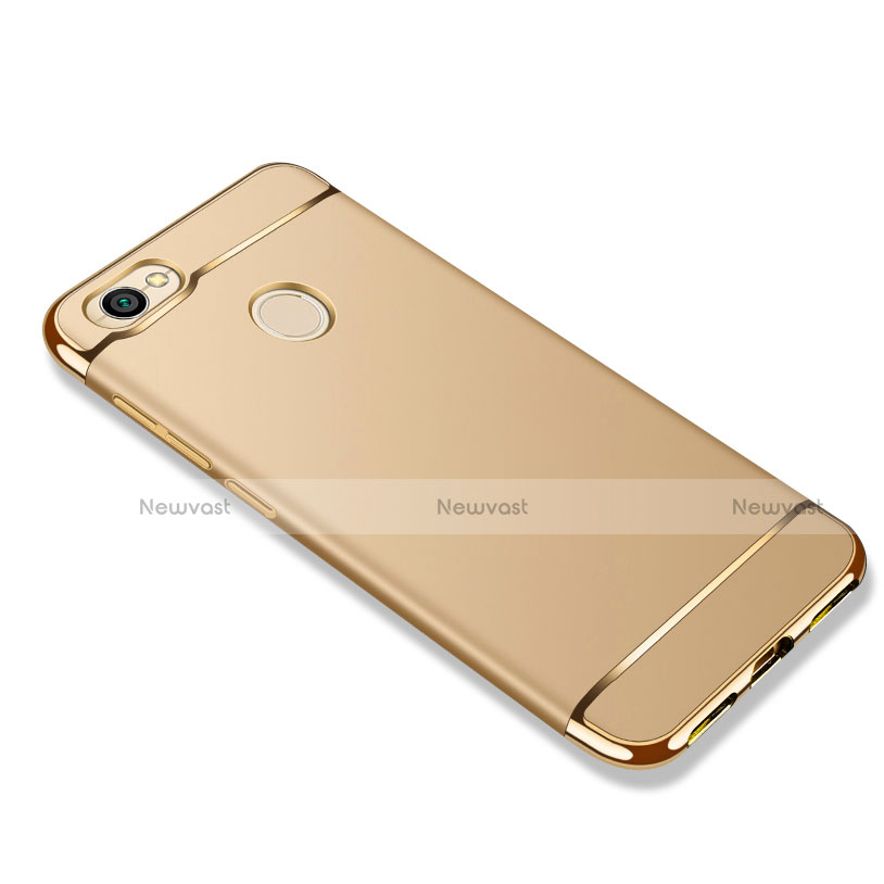 Luxury Metal Frame and Plastic Back Cover for Xiaomi Redmi Note 5A High Edition Gold