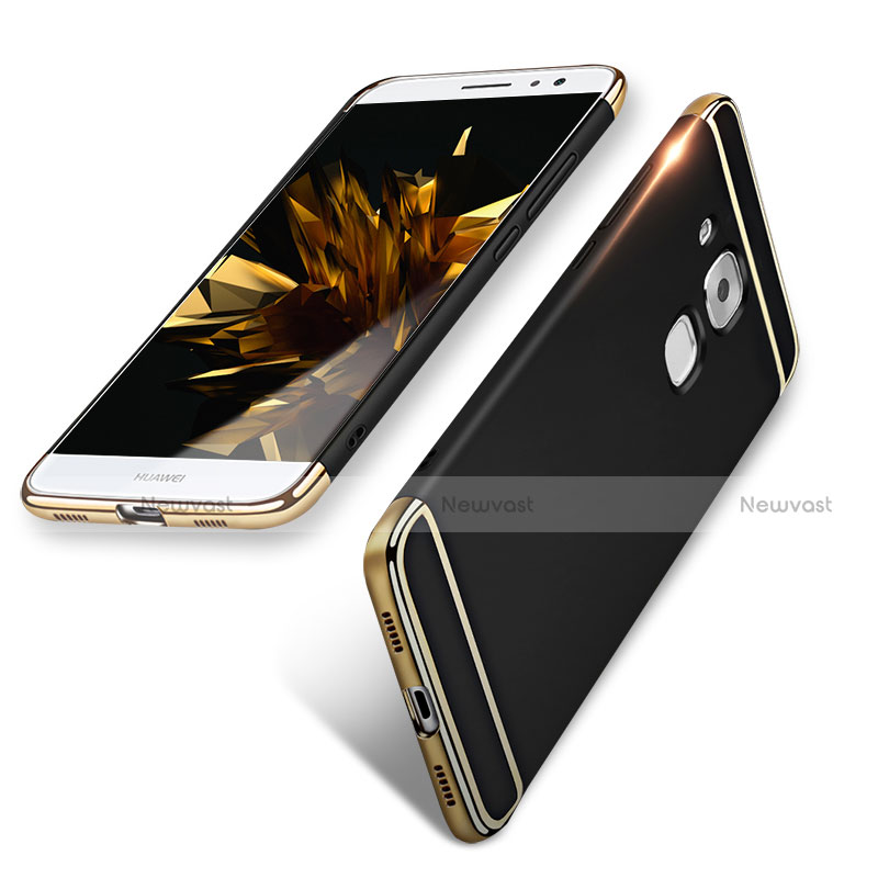 Luxury Metal Frame and Plastic Back Cover M01 for Huawei G9 Plus Black