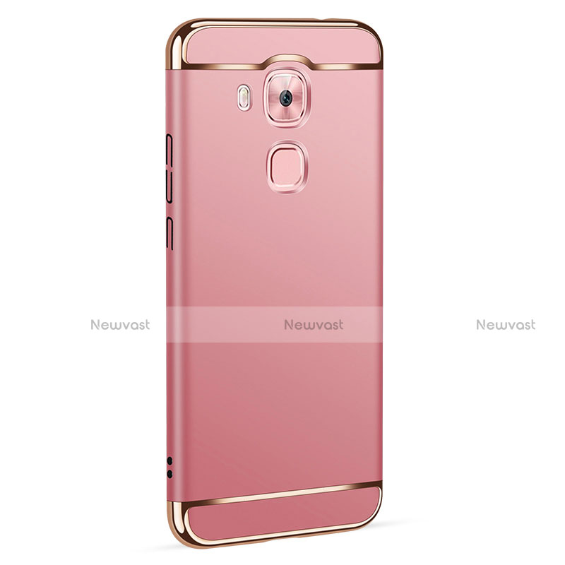 Luxury Metal Frame and Plastic Back Cover M01 for Huawei G9 Plus Rose Gold