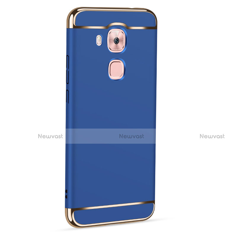 Luxury Metal Frame and Plastic Back Cover M01 for Huawei Nova Plus Blue