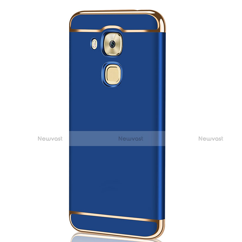 Luxury Metal Frame and Plastic Back Cover M01 for Huawei Nova Plus Blue