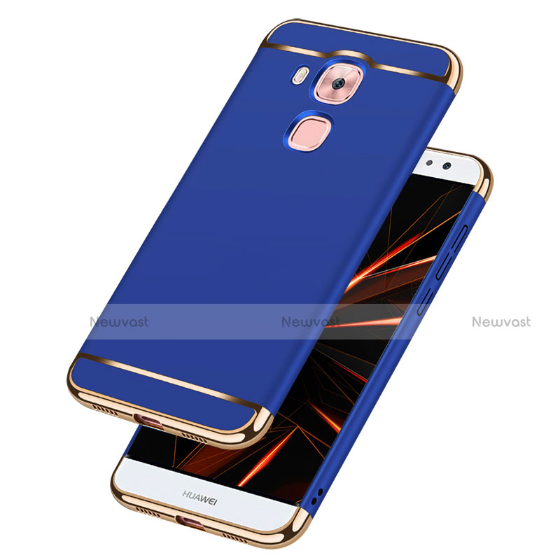 Luxury Metal Frame and Plastic Back Cover M01 for Huawei Nova Plus Blue