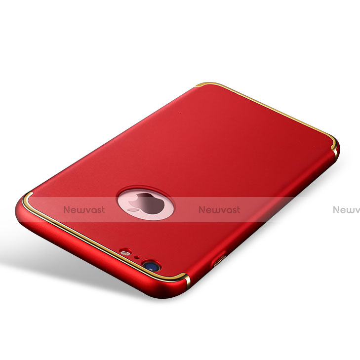 Luxury Metal Frame and Plastic Back Cover M02 for Apple iPhone 6 Red