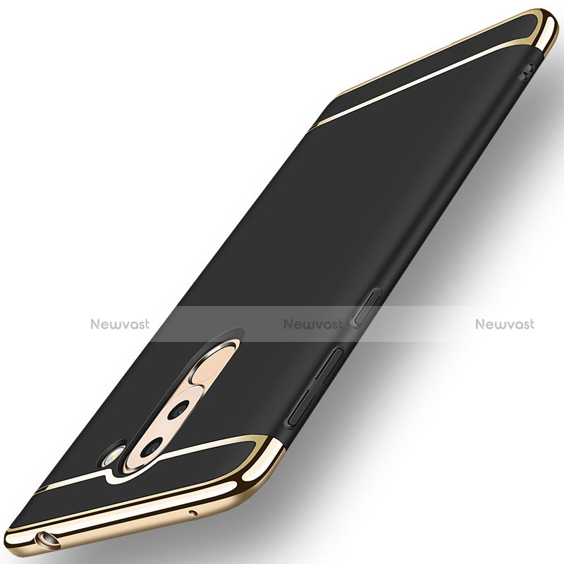 Luxury Metal Frame and Plastic Back Cover M02 for Huawei GR5 (2017) Black