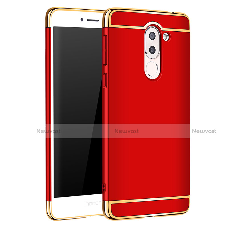 Luxury Metal Frame and Plastic Back Cover M02 for Huawei GR5 (2017) Red