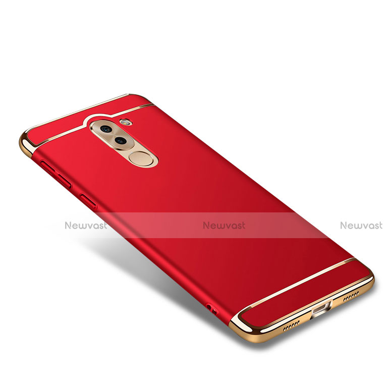 Luxury Metal Frame and Plastic Back Cover M02 for Huawei GR5 (2017) Red