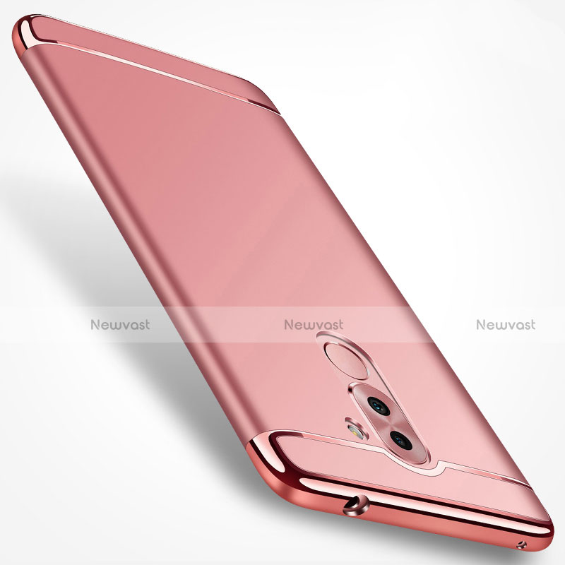 Luxury Metal Frame and Plastic Back Cover M02 for Huawei GR5 (2017) Rose Gold