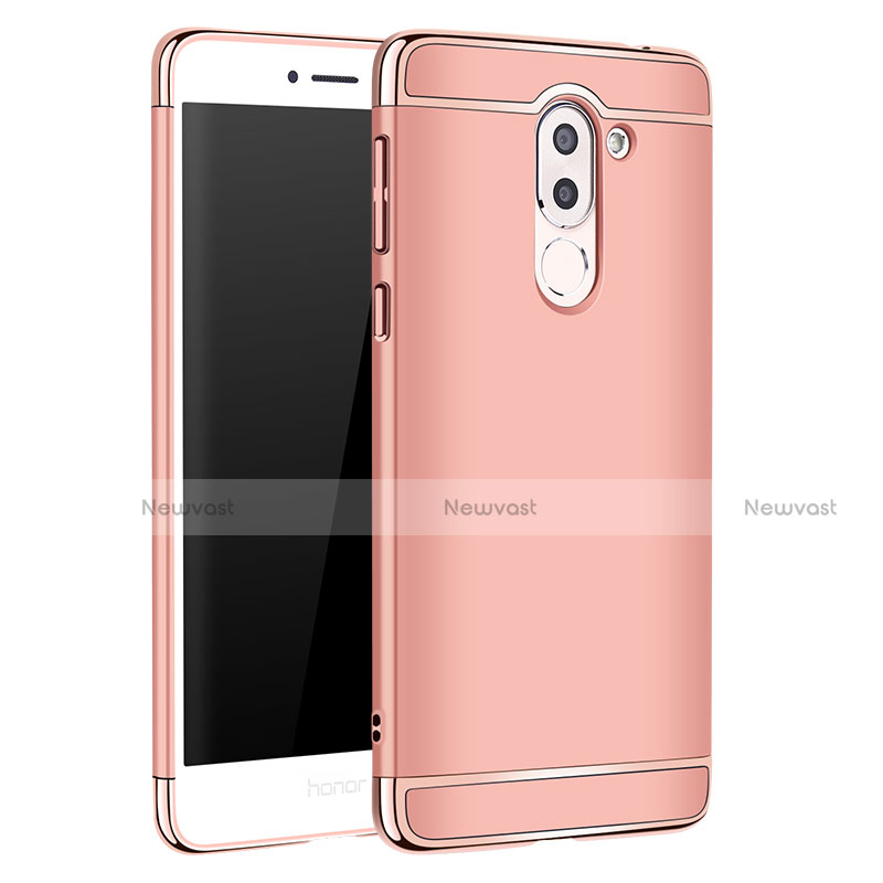 Luxury Metal Frame and Plastic Back Cover M02 for Huawei GR5 (2017) Rose Gold