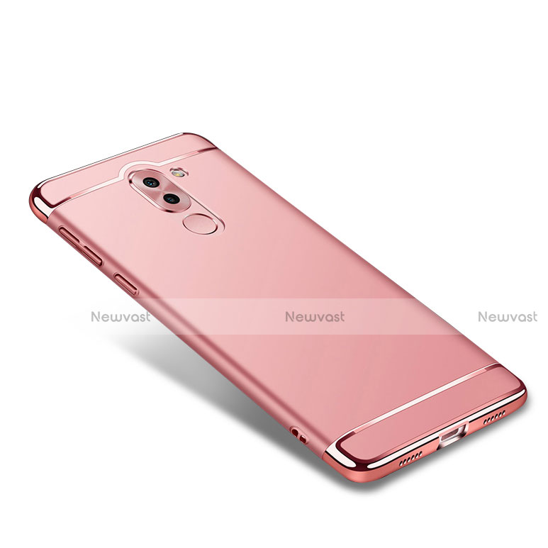 Luxury Metal Frame and Plastic Back Cover M02 for Huawei GR5 (2017) Rose Gold