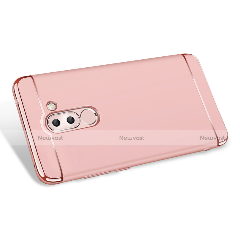 Luxury Metal Frame and Plastic Back Cover M02 for Huawei GR5 (2017) Rose Gold