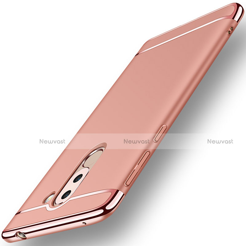 Luxury Metal Frame and Plastic Back Cover M02 for Huawei GR5 (2017) Rose Gold