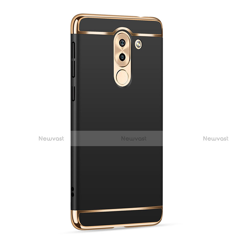 Luxury Metal Frame and Plastic Back Cover M02 for Huawei Honor 6X Black