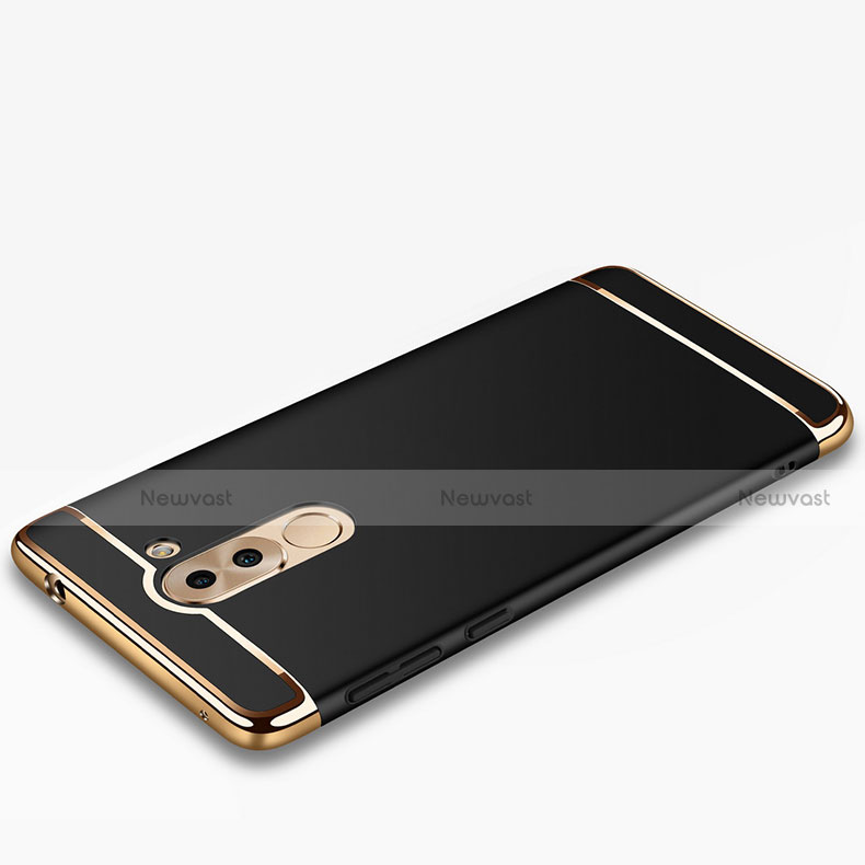 Luxury Metal Frame and Plastic Back Cover M02 for Huawei Honor 6X Pro Black