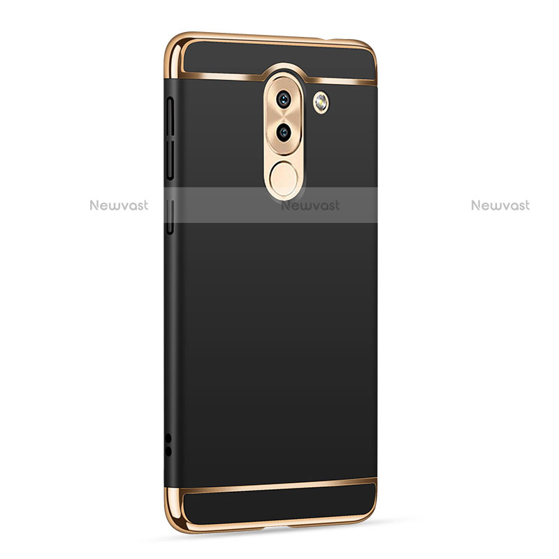 Luxury Metal Frame and Plastic Back Cover M02 for Huawei Mate 9 Lite Black