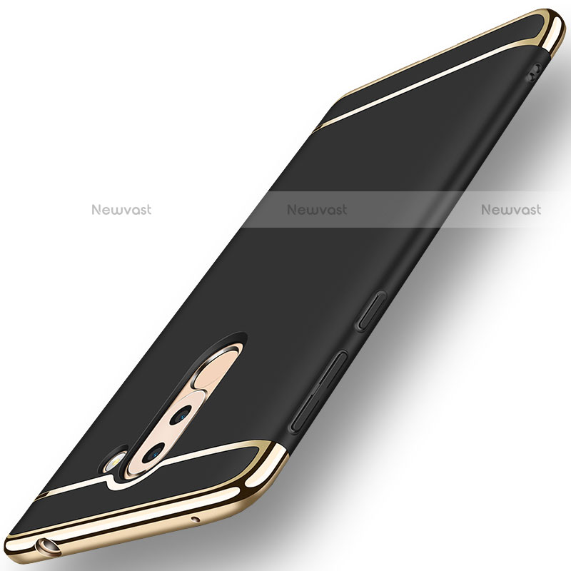 Luxury Metal Frame and Plastic Back Cover M02 for Huawei Mate 9 Lite Black
