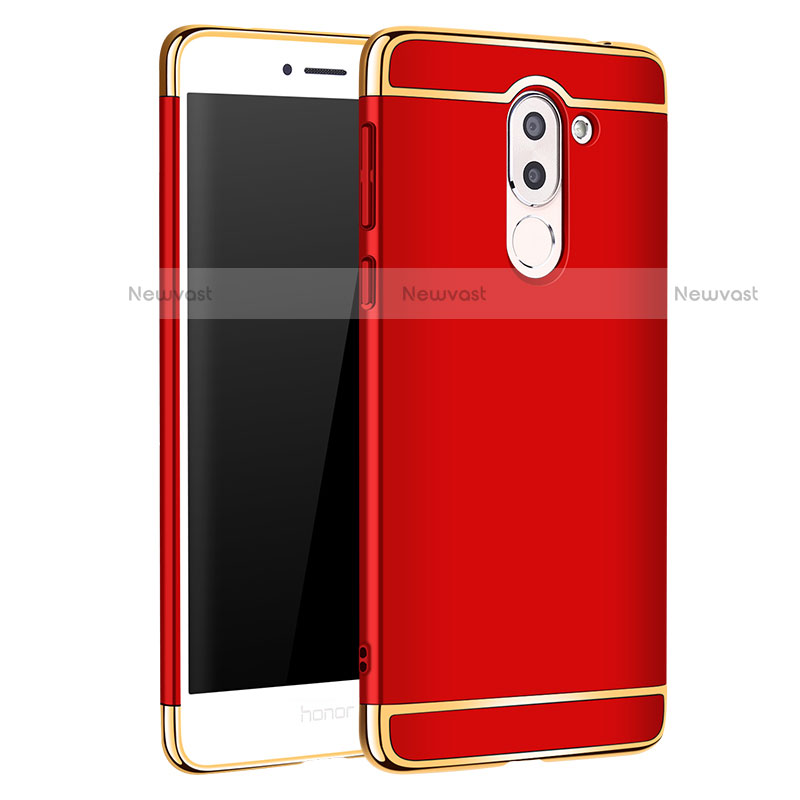 Luxury Metal Frame and Plastic Back Cover M02 for Huawei Mate 9 Lite Red