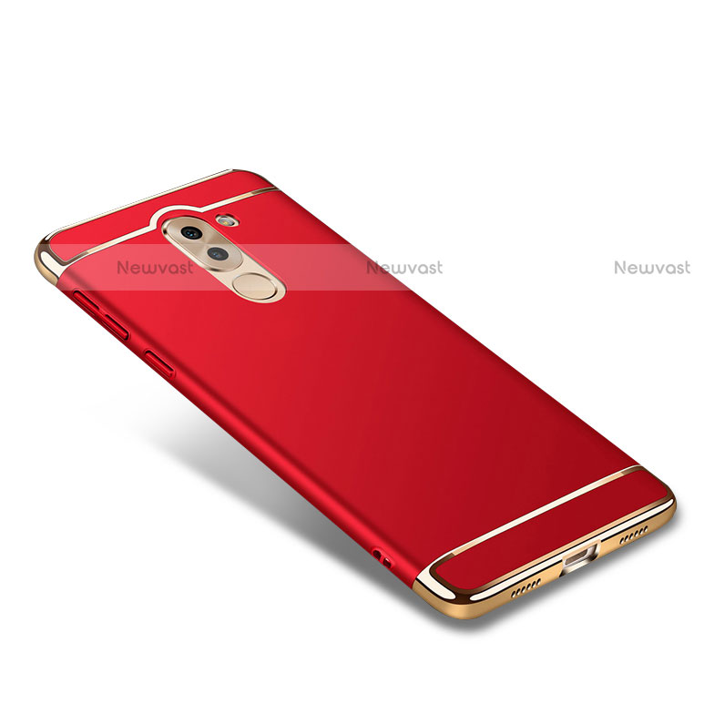 Luxury Metal Frame and Plastic Back Cover M02 for Huawei Mate 9 Lite Red