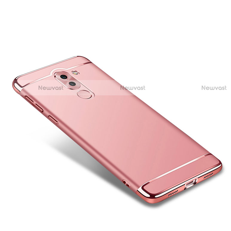 Luxury Metal Frame and Plastic Back Cover M02 for Huawei Mate 9 Lite Rose Gold