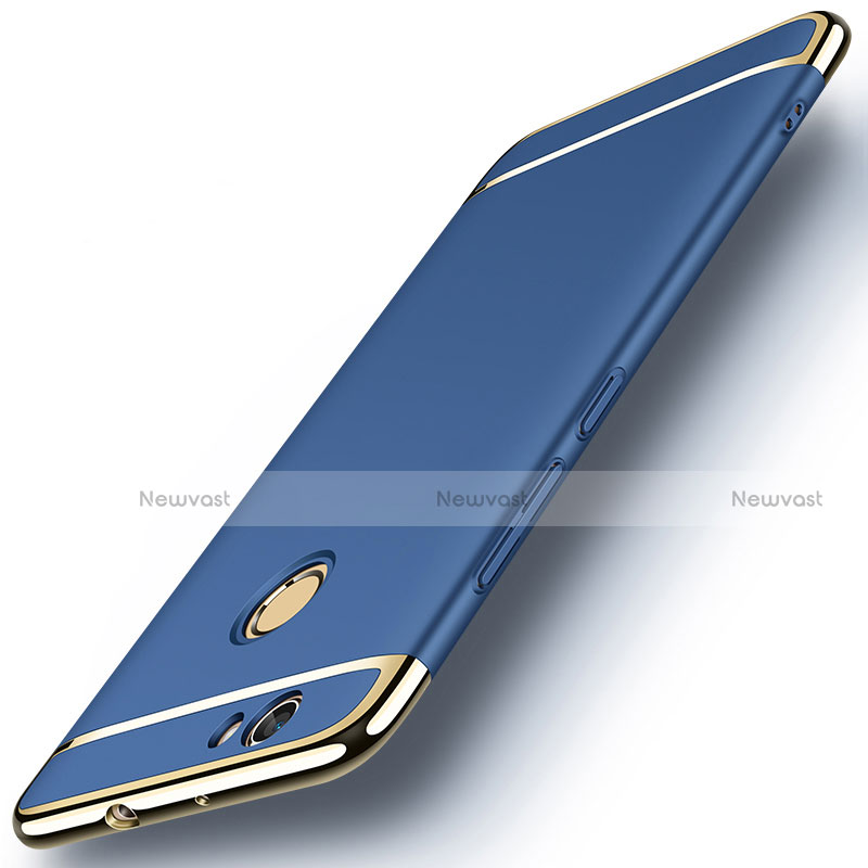 Luxury Metal Frame and Plastic Back Cover M02 for Huawei Nova Blue