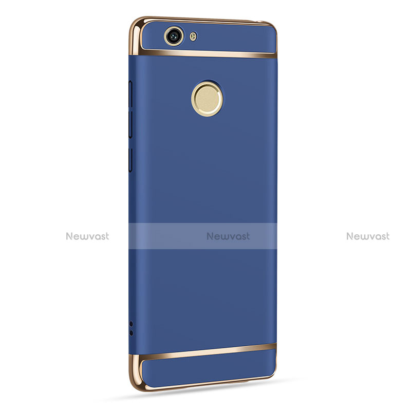 Luxury Metal Frame and Plastic Back Cover M02 for Huawei Nova Blue