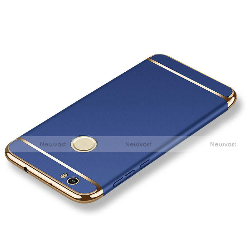 Luxury Metal Frame and Plastic Back Cover M02 for Huawei Nova Blue