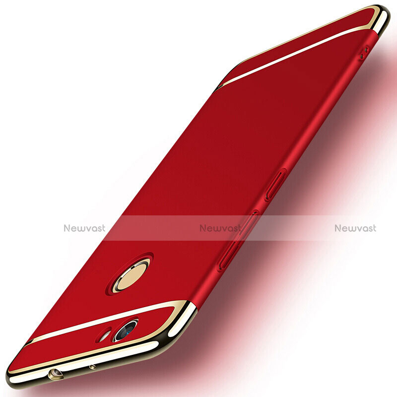 Luxury Metal Frame and Plastic Back Cover M02 for Huawei Nova Red