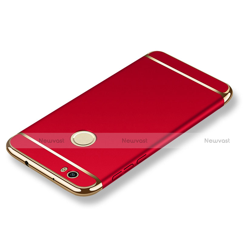 Luxury Metal Frame and Plastic Back Cover M02 for Huawei Nova Red