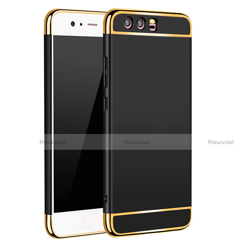 Luxury Metal Frame and Plastic Back Cover M02 for Huawei P10 Black