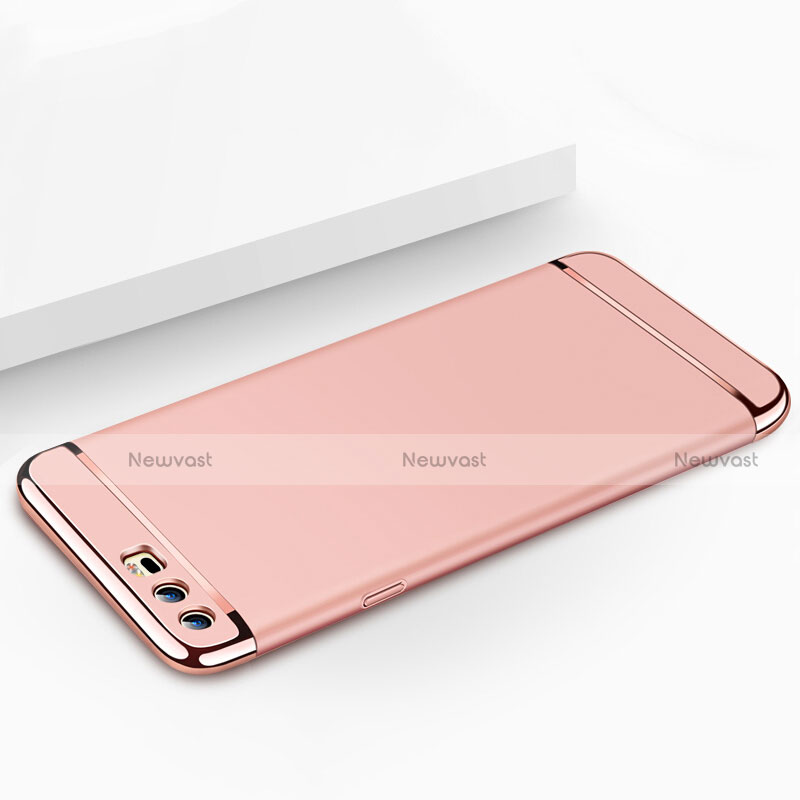 Luxury Metal Frame and Plastic Back Cover M02 for Huawei P10 Rose Gold