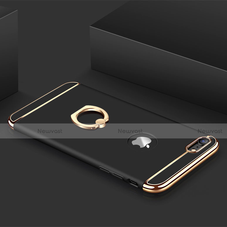 Luxury Metal Frame and Plastic Back Cover with Finger Ring Stand A01 for Apple iPhone 7