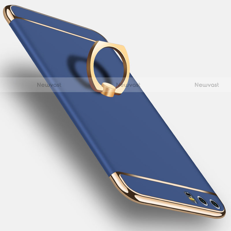 Luxury Metal Frame and Plastic Back Cover with Finger Ring Stand A01 for Huawei Honor 9