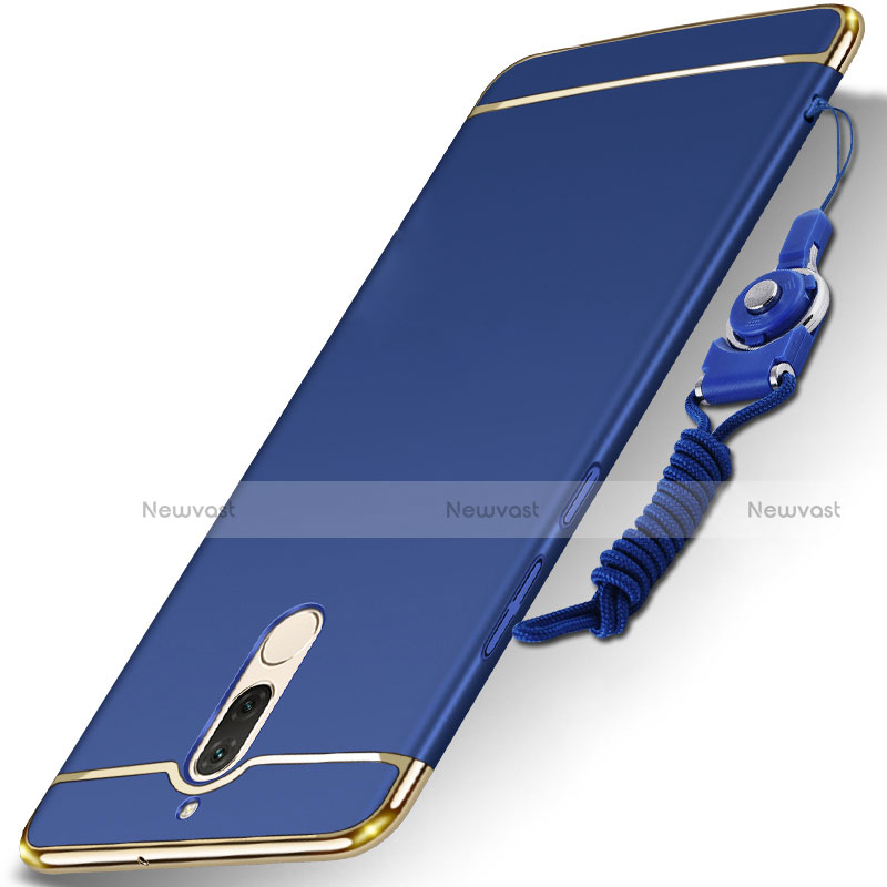 Luxury Metal Frame and Plastic Back Cover with Lanyard for Huawei G10