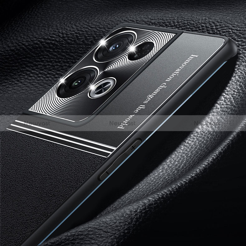 Luxury Metal Frame and Silicone Back Cover Case for Oppo Reno8 Pro+ Plus 5G