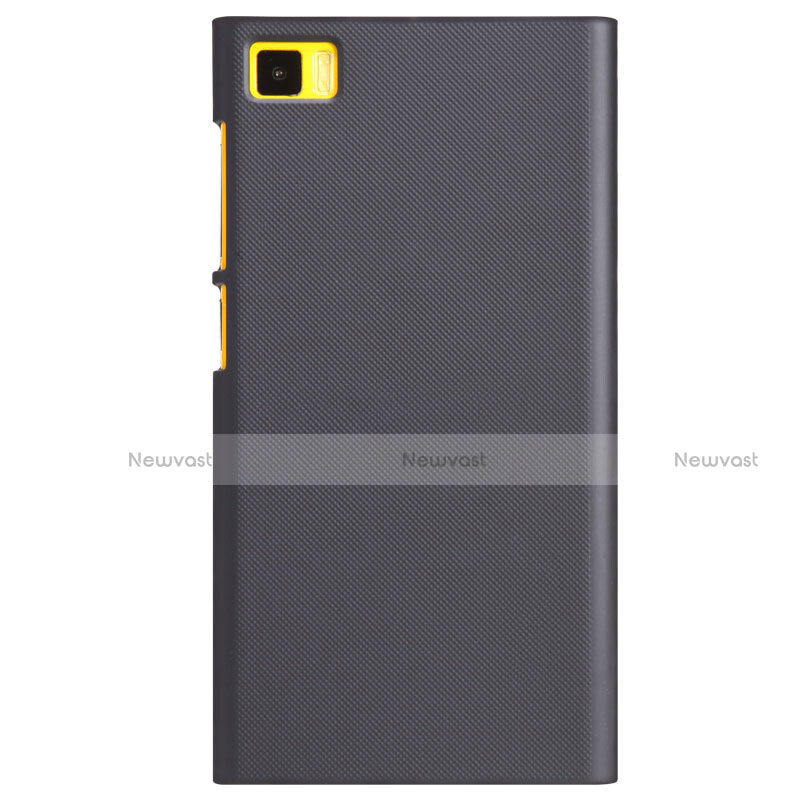 Mesh Hole Hard Rigid Case Back Cover for Xiaomi Mi 3 Black