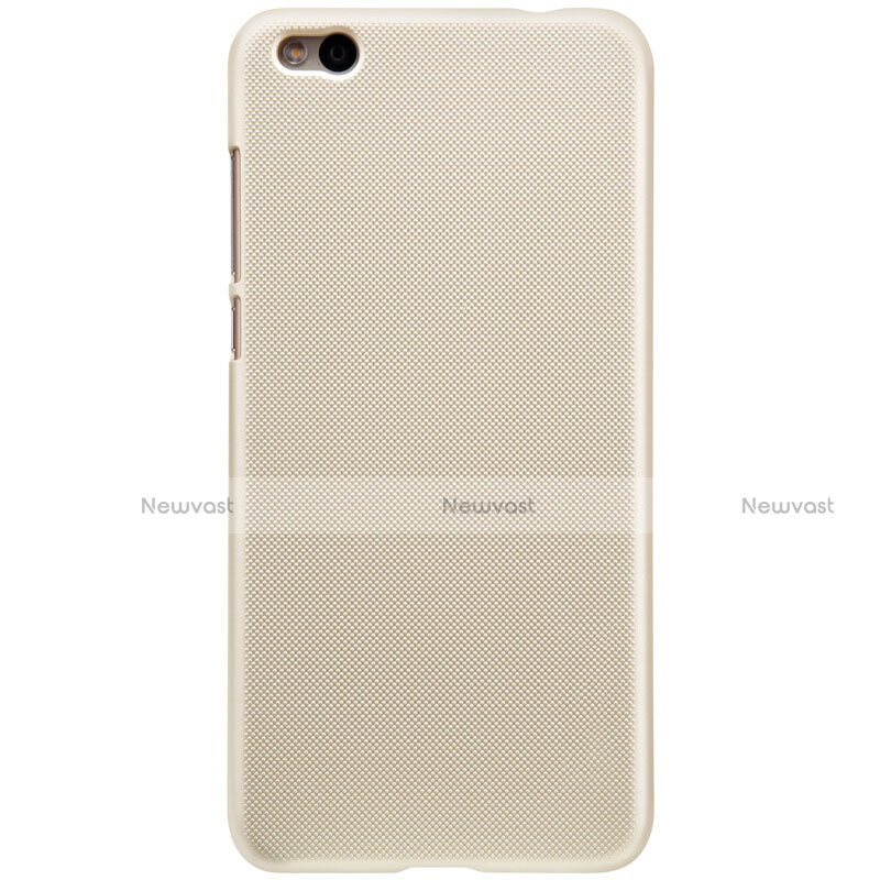 Mesh Hole Hard Rigid Case Back Cover for Xiaomi Mi 5C Gold