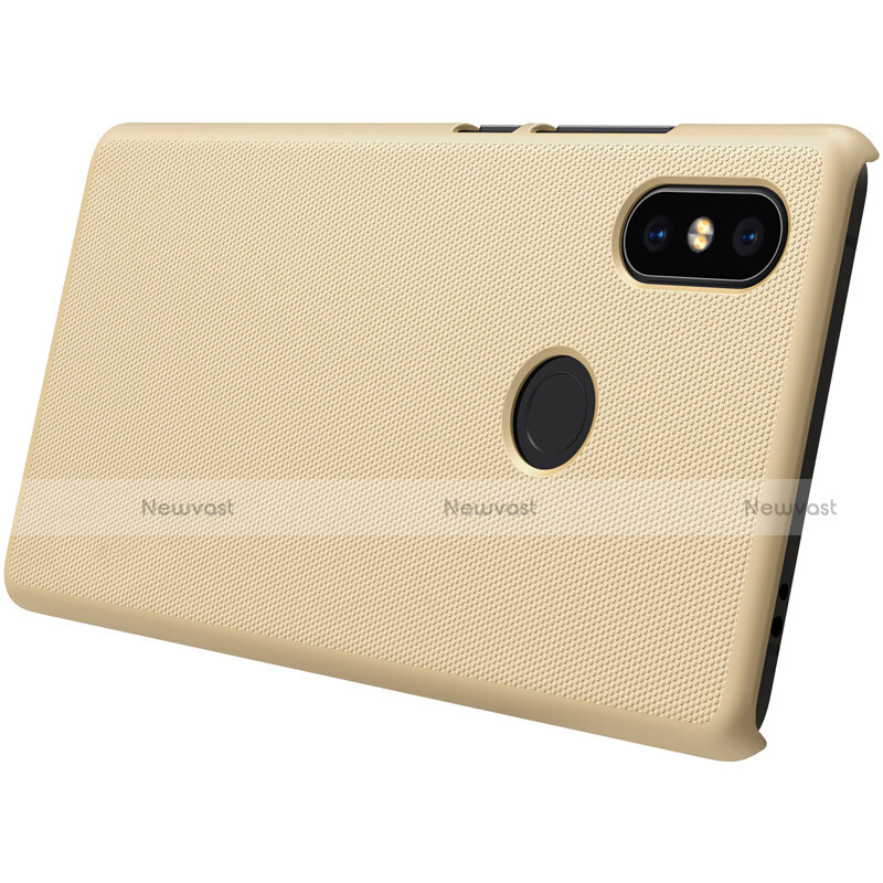 Mesh Hole Hard Rigid Case Back Cover for Xiaomi Mi 8 SE Gold