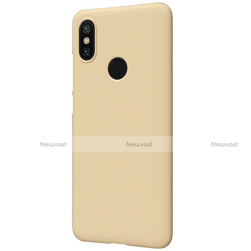 Mesh Hole Hard Rigid Case Back Cover for Xiaomi Mi A2 Gold