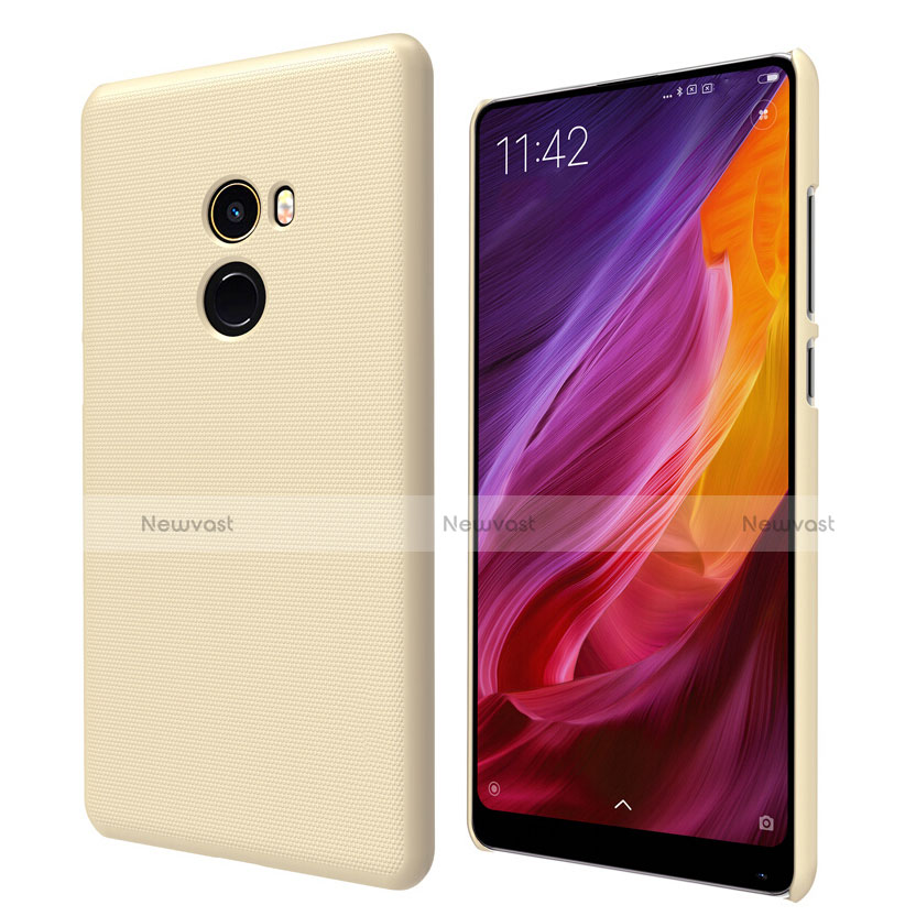 Mesh Hole Hard Rigid Case Back Cover for Xiaomi Mi Mix 2 Gold