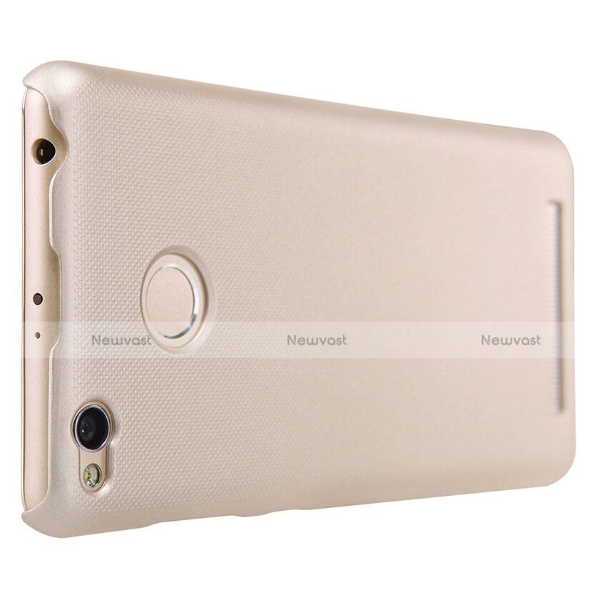 Mesh Hole Hard Rigid Case Back Cover for Xiaomi Redmi 3S Prime Gold