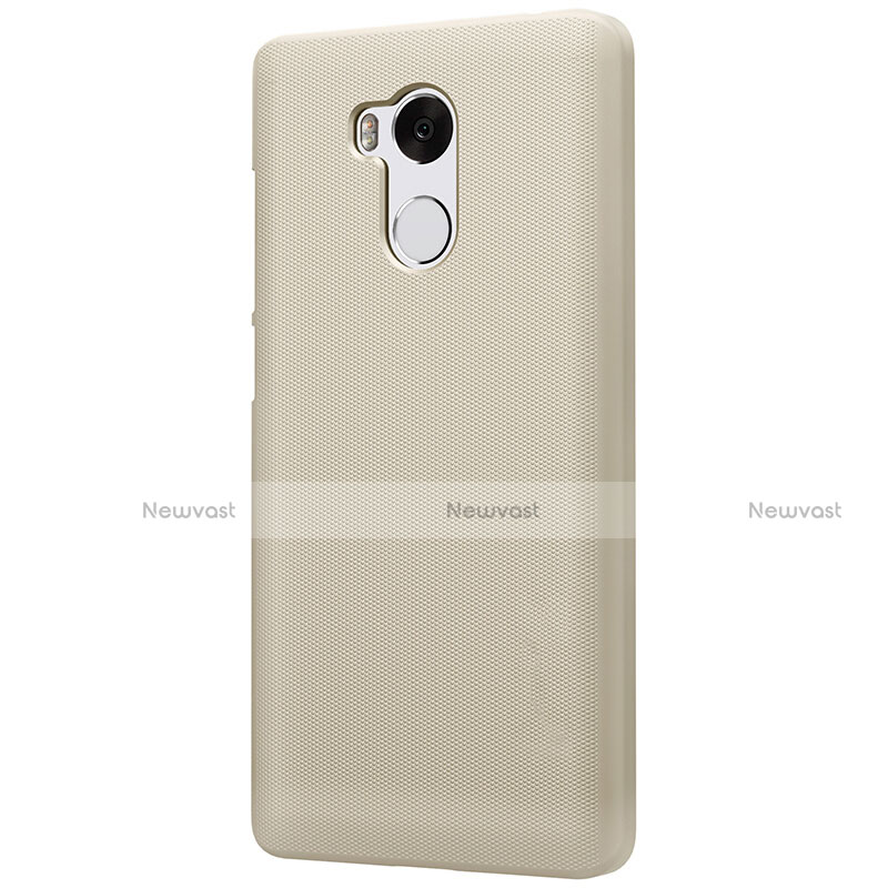 Mesh Hole Hard Rigid Case Back Cover for Xiaomi Redmi 4 Prime High Edition Gold